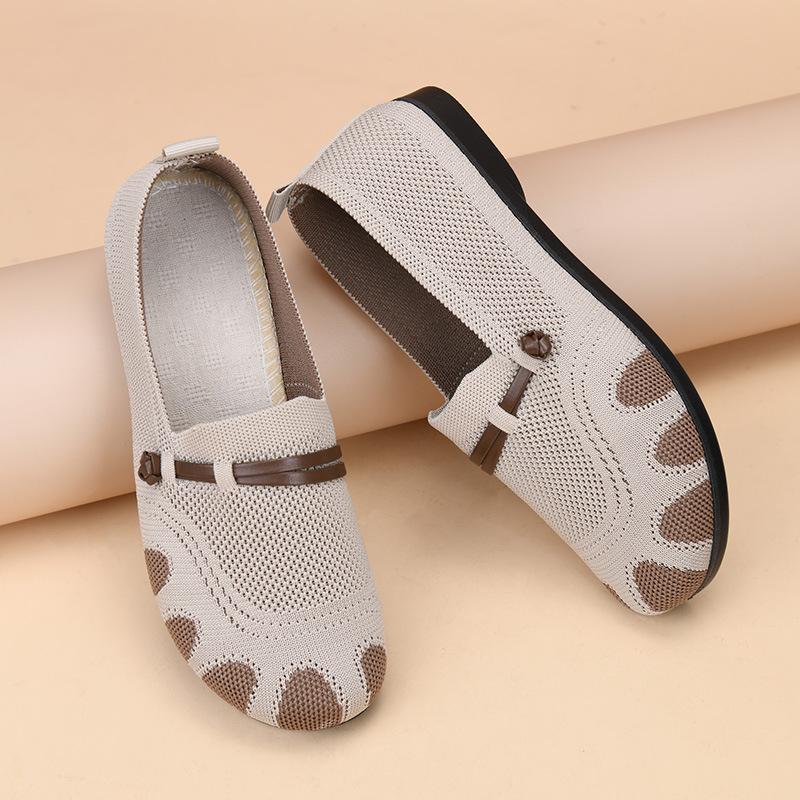 Schuhe Damen Frühling und Herbst neue Mode lässige Einzelne Schuhe Damen flacher Mund ein Pedal Mutterschuhe keine müden Füße Faulenzerschuhe Damen