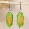Funny Vegetables Acrylic Women's Drop Earrings  Dangle Earring Party Jewelry