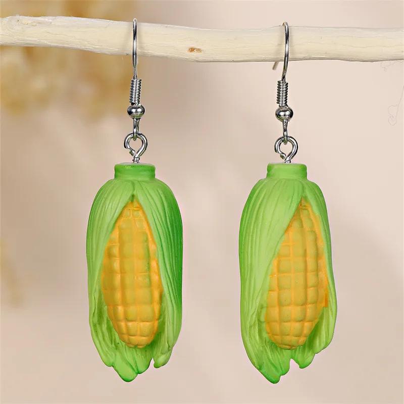 Funny Vegetables Acrylic Women's Drop Earrings Dangle Earring Party Jewelry