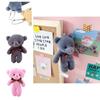 Plush Bear Teddy Toy Keychain Keyring Pendant Stuffed Doll Gift Kids Girlfriend