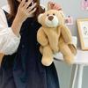 Children Cute Plush Backpack Lovely Cartoon Brown Bear Backpack Kawaii School Bag Girls Boys Kindergarten Birthday Festival Gift