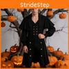 Gothic Gentleman Vintage Coat With Polyester Fabric For Cosplay And Stage Performances