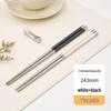 High-Grade 304 Stainless Steel Chopsticks: Luxury, Durable, Mold-Resistant Tableware for Home, Hotel, or Restaurant Use