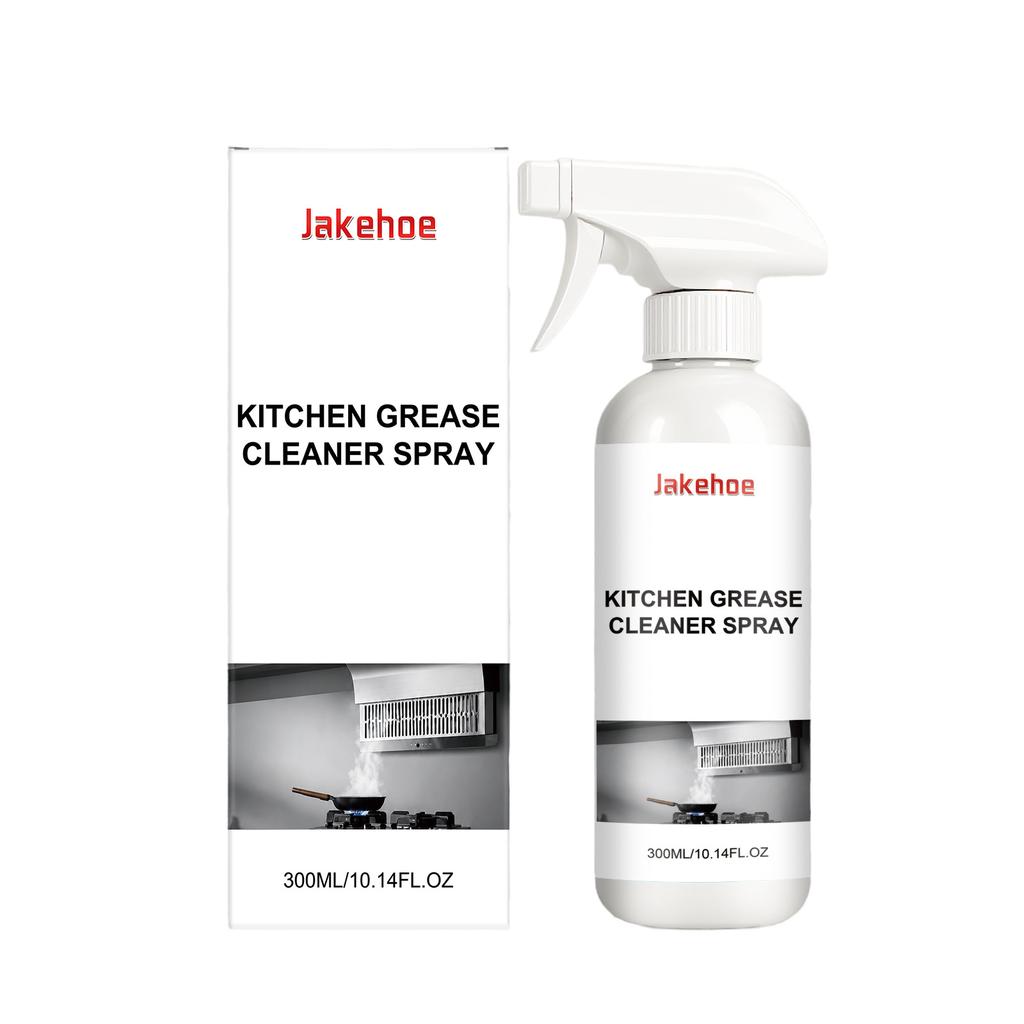 JAKEHOE Kitchen Grease Cleaner Spray - Heavy-Duty Degreaser for Range Hood and Appliances