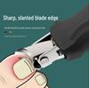 Slanted Edge Ingrown Toenail Clipper Set with Anti-Splash Pointed Clippers, for Home Manicure Use