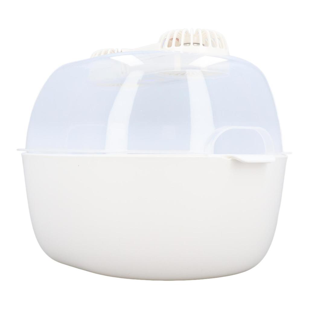 Haushalts-Auftaubox mit Doppelventilator, Doppelschicht-Abtropfgestell, 1800 mAh, Timer, abnehmbar, USB-Aufladung, UV