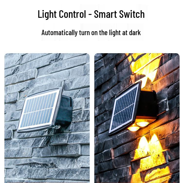 Super Bright Waterproof Solar Garden Wall Lights for Outdoor Decoration