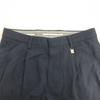 Made In Japan Black & White Golf Pants S-M Men W76 Navy Inseam 76cm(USED)