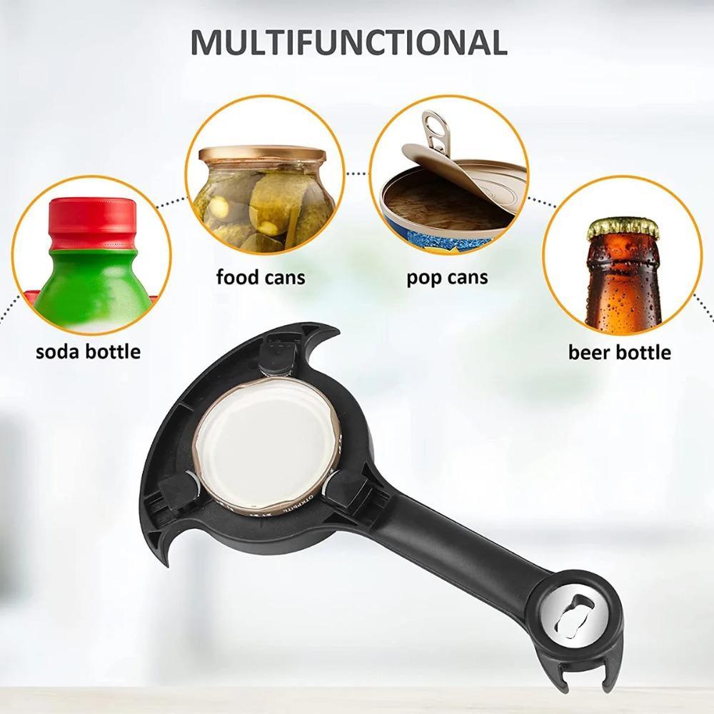 5 in 1 Jar Opener Effortless Can Opener Bottle Lid Removal Tool Bottle Opener Kitchen