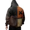 Halloween Print Men's Loose Hooded Sweatshirt