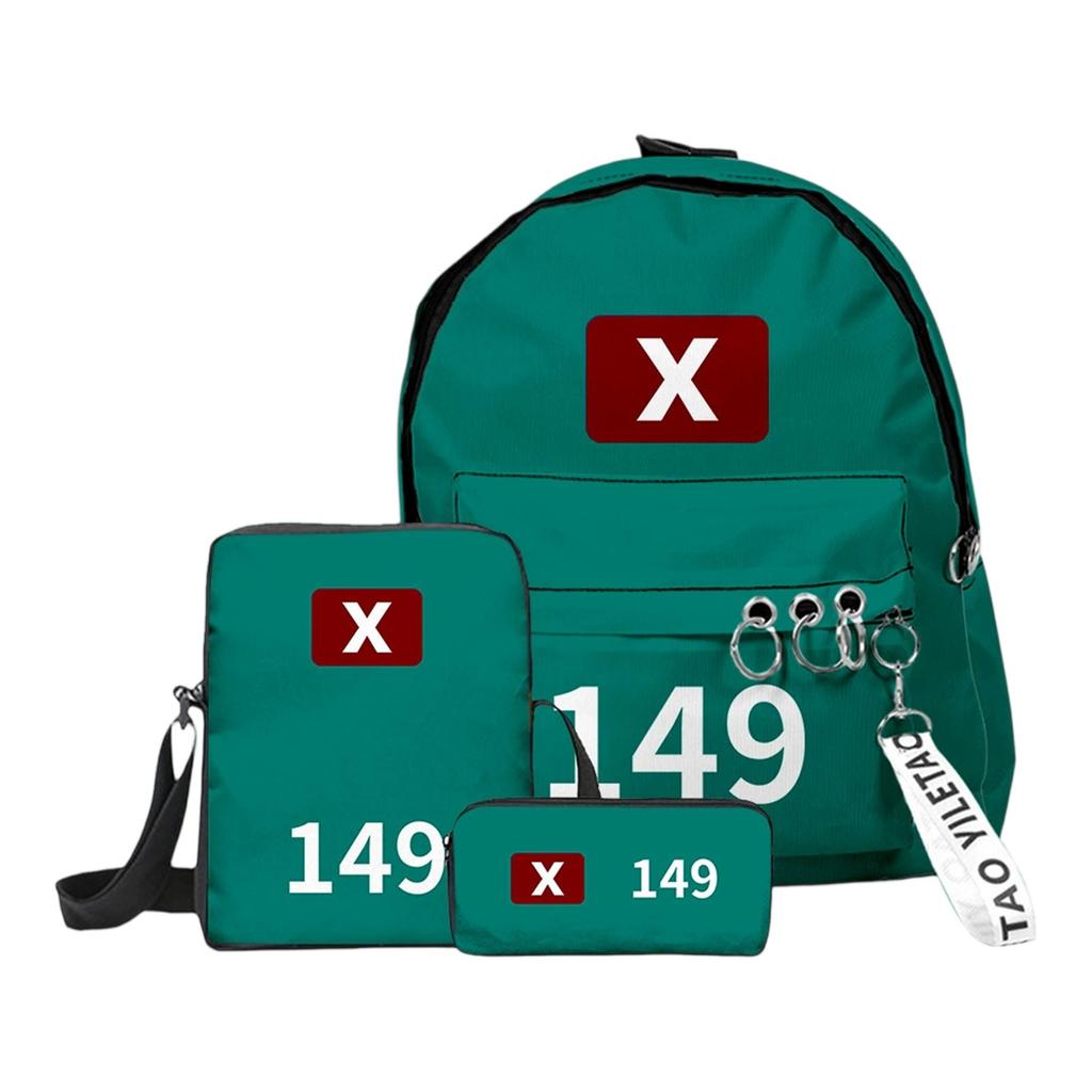Cartoon Printing Casual Shoulder Bag Junior High School Students Large Capacity Backpacks