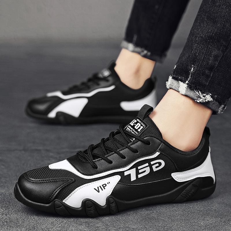 

2024 весна повседневная корейская версия мода обувь Форрест Гамп мужская трендовая спортивная обувь кроссовки для бега на открытом воздухе сетчатая обувь мужская обувь 44 чёрный