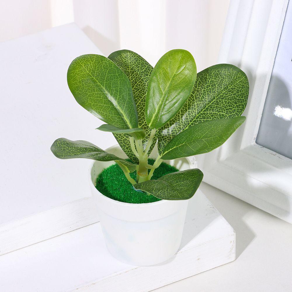 Scenery Model Home Decoration Party Supplies Artificial Plants Bonsai Lifelike Greenery Potted Faux Grass Simulation Scindapsus