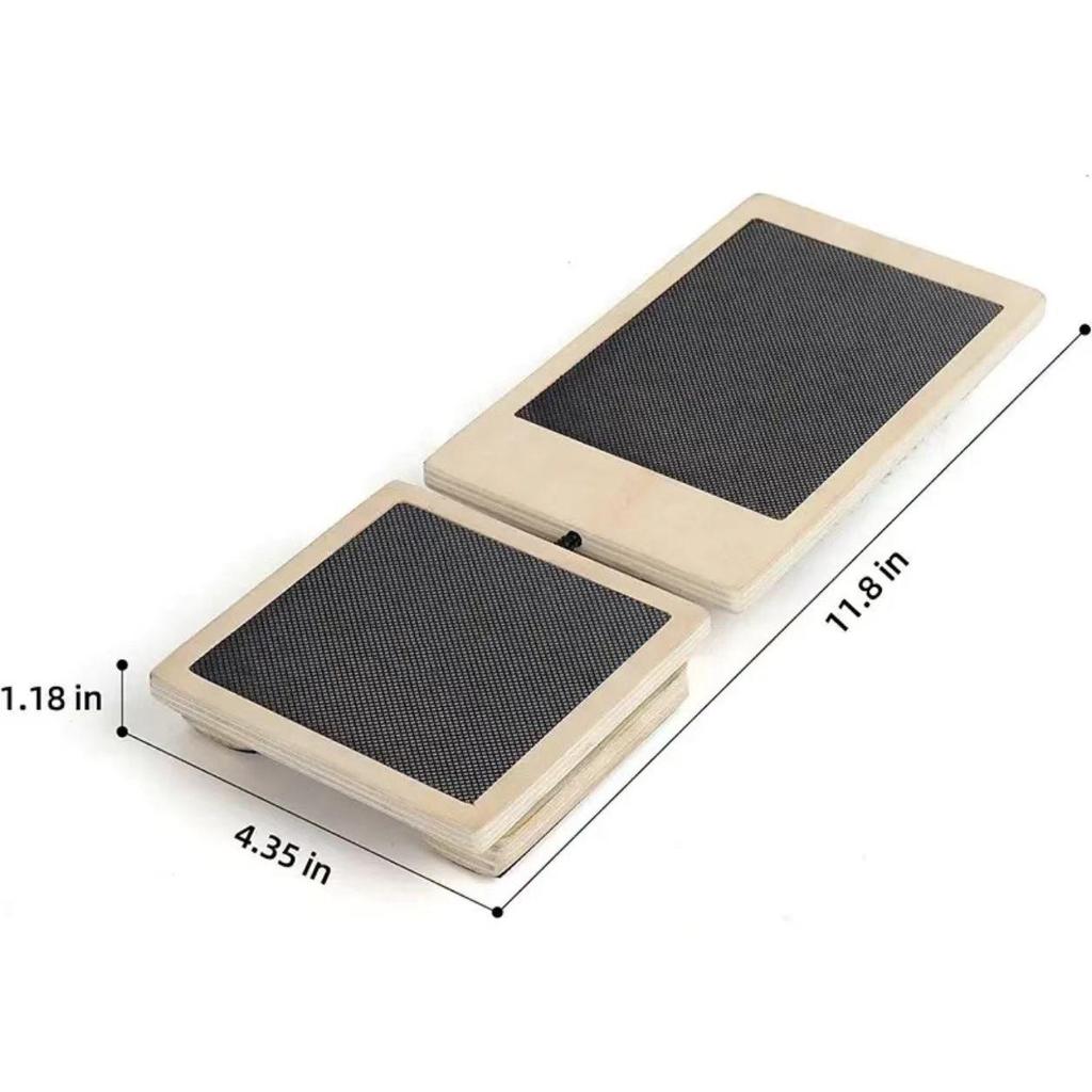 Wooden Yoga & Ballet Foot Stretcher: Single Leg Ankle Strengthener & Balance Beam Trainer