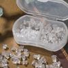 1 Schachtel Klare Weiche Silikon Gummi Ohrring-Verschlüsse Sicherheits-Kugelstopper Gummi Ohrring Schmuck Zubehör DIY Teile Ohrstöpsel