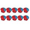 10pcs Hot Cold Water Sign Plastic Faucet Accessories Decorative Cover Anti Scald Tips Hot Cold Faucets Handle Avoid Scalding