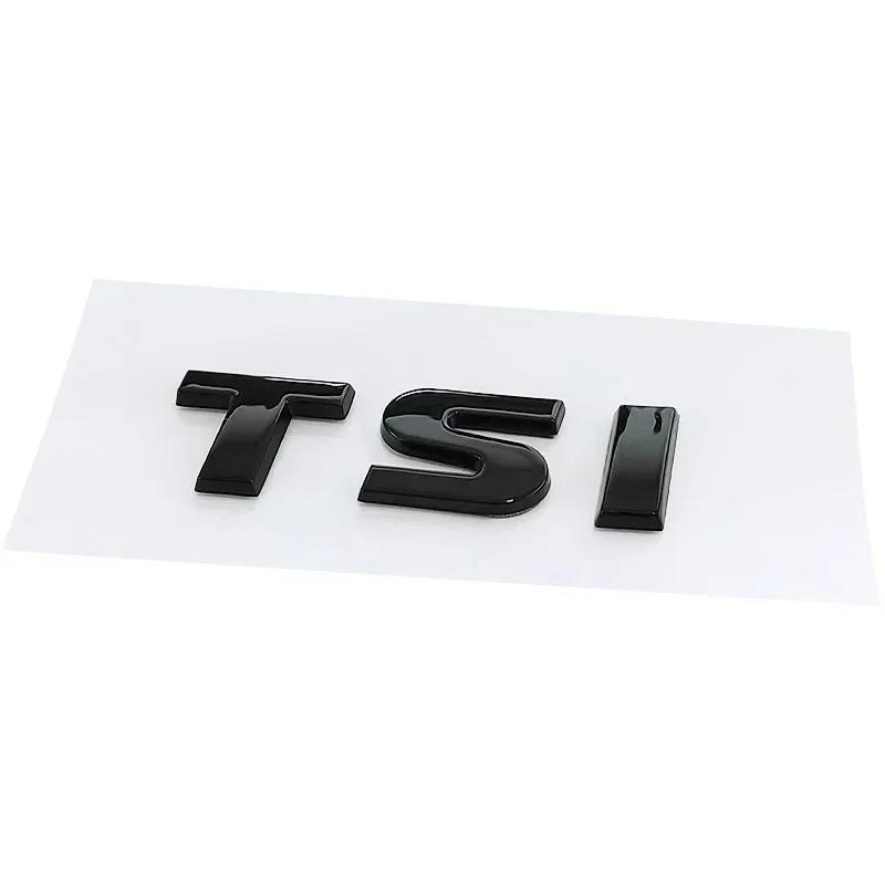 swpzb8 3D ABS TSI Letters Logo Car Emblem Rear Trunk Badge Sticker For VW Golf Passat Jetta Touareg Scirocco Beetle Vento Sagitar