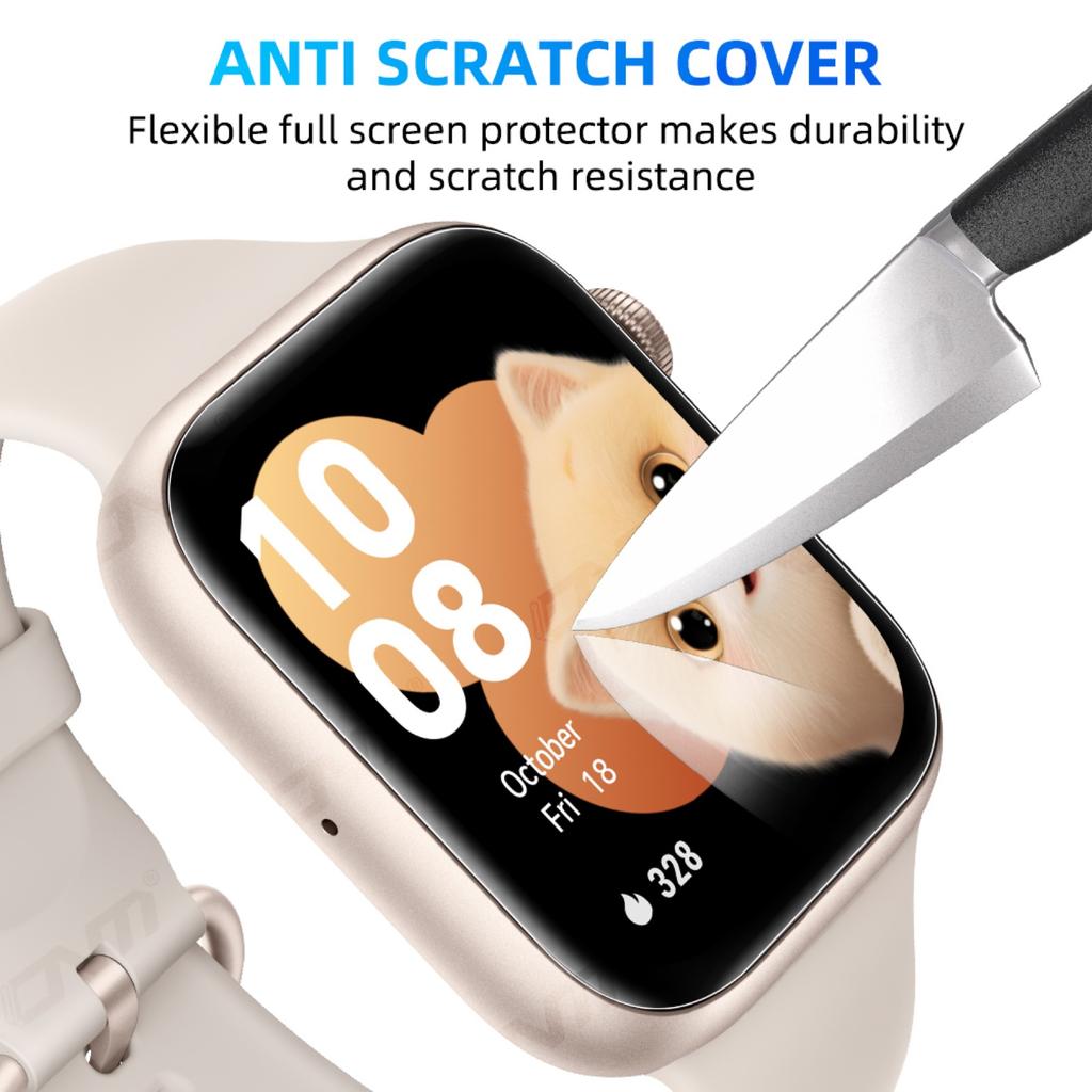 SOFT Protection Film for Honor Watch 5 Screen Protector Clear HD Flexible Anti-scratch Film Accessories (NOT GLASS)