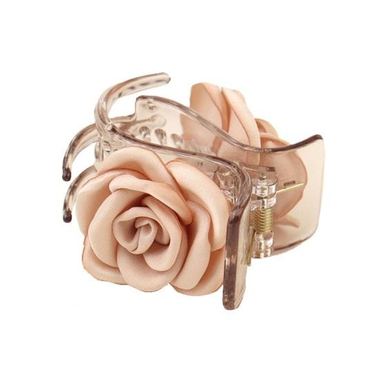 

Женский коготь для волос, декор в виде камелии, крестообразные зубы, противоскользящий, сильный коготь, противоломкий, романтический, цветок, зажим для волос, зажим для волос, инструмент для фиксации волос, инструмент для укладки волос розовый