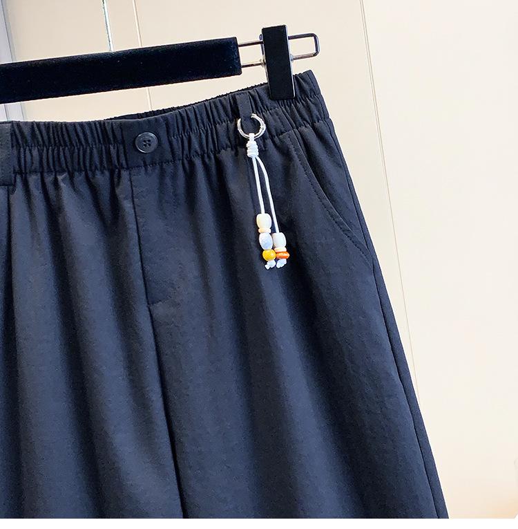 Women's High Waist Summer Lantern Pants: Loose, Casual, Petite Slimming, Cropped Harem Style