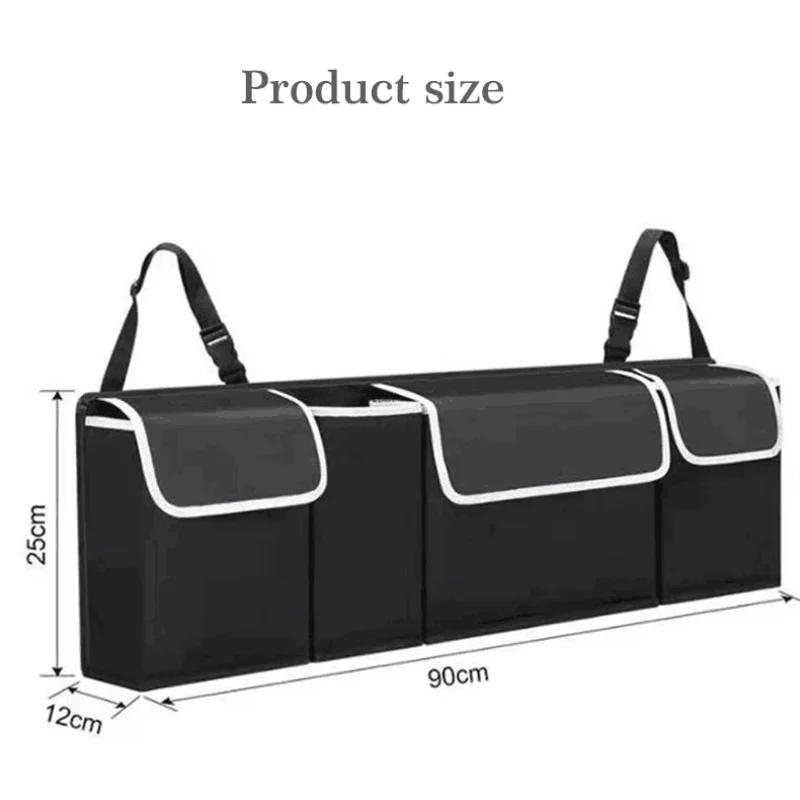 SUV Trunk Storage Bag, Car Seat Back, Oxford Cloth Hanging Bag, Multifunctional Car Storage Bag, Car Interior Accessories