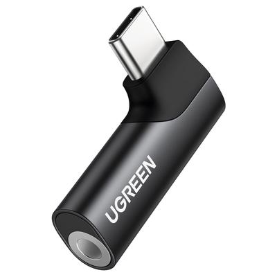 UGREEN To Earphone TRRS Sound Equipped with DAC Direct Insertion for Adjustable Compatible with iPhone S21 Black Type-C 3.5mm Adapter, 3-Pole/4-Pole