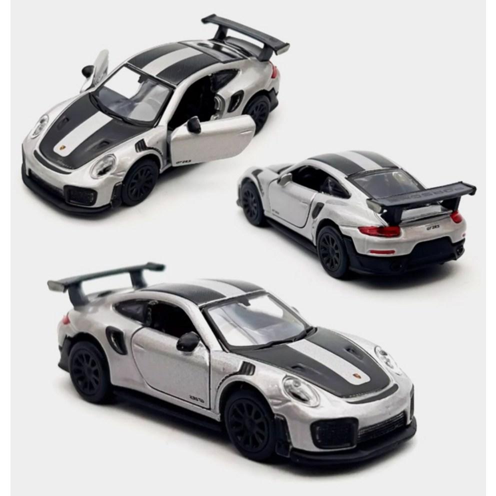 Maisto 1:64 Pictograme de Viteză Mașinuță Model Diecast Porsche 911 GT2 RS cu Uși Care Se Deschide, Argintiu