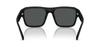 Oakley Sunglasses Matte Black Frame Dark Grey 56mm Men's 0AX4154SU, (Front), Lens,