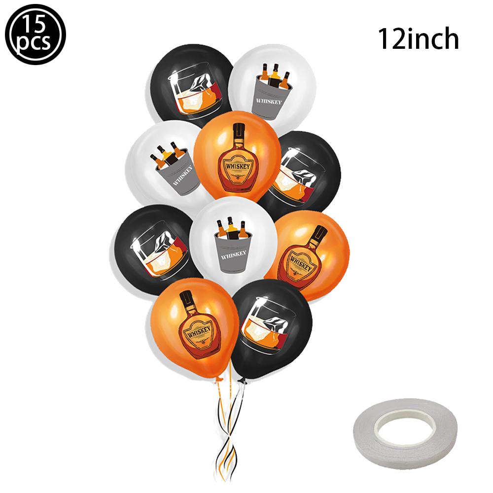 Oktoberfest Party Decorations Beer Banner Balloon 40th Cake Topper Number Balloon for German Beer Birthday Party Supplies Favors