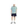Nike Loose Fit Crew Neck Pullover Short Sleeve T-Shirt Men Tops Blue HJ0765-736