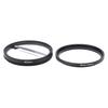 58MM Double Half Moon Special Blur Effects Filter Double Glass Camera Center Split Diopter Lens
