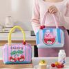 Large Capacity Cartoon Lunch Handbag Thickened Handheld Insulated Bag  School