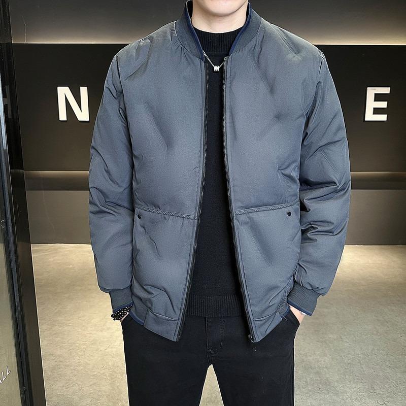 Large Size Padded Clothes Men's Winter Baseball Collar Padded Jacket Casual Loose Warm Thickened Couple Padded Jacket