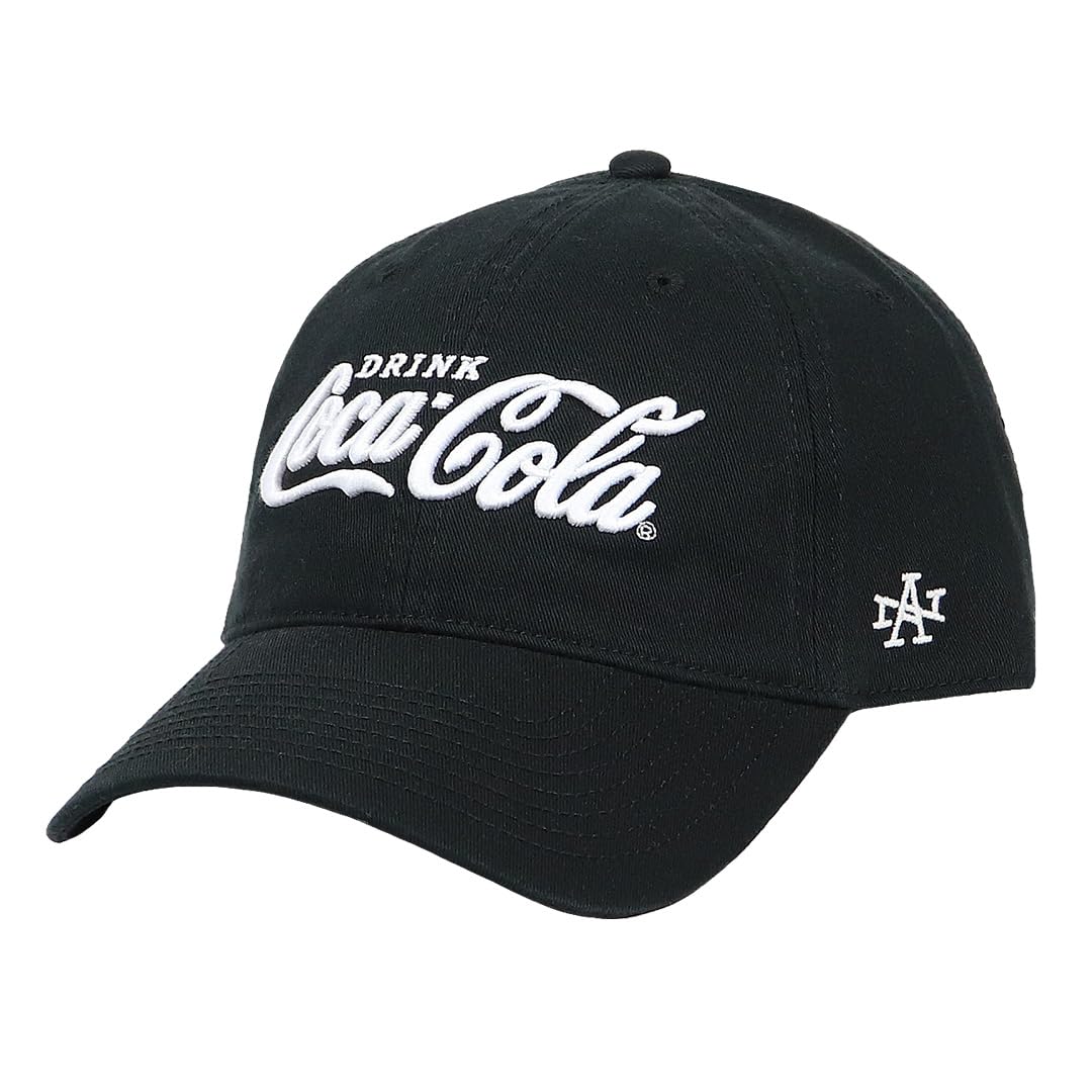 

American Needle Cap Low Cap Фирменный логотип вышитый Кепка Бренд Ballpark Черный [American Needle] Coca-Cola Мужская Женская Coca-Cola [Б/у]