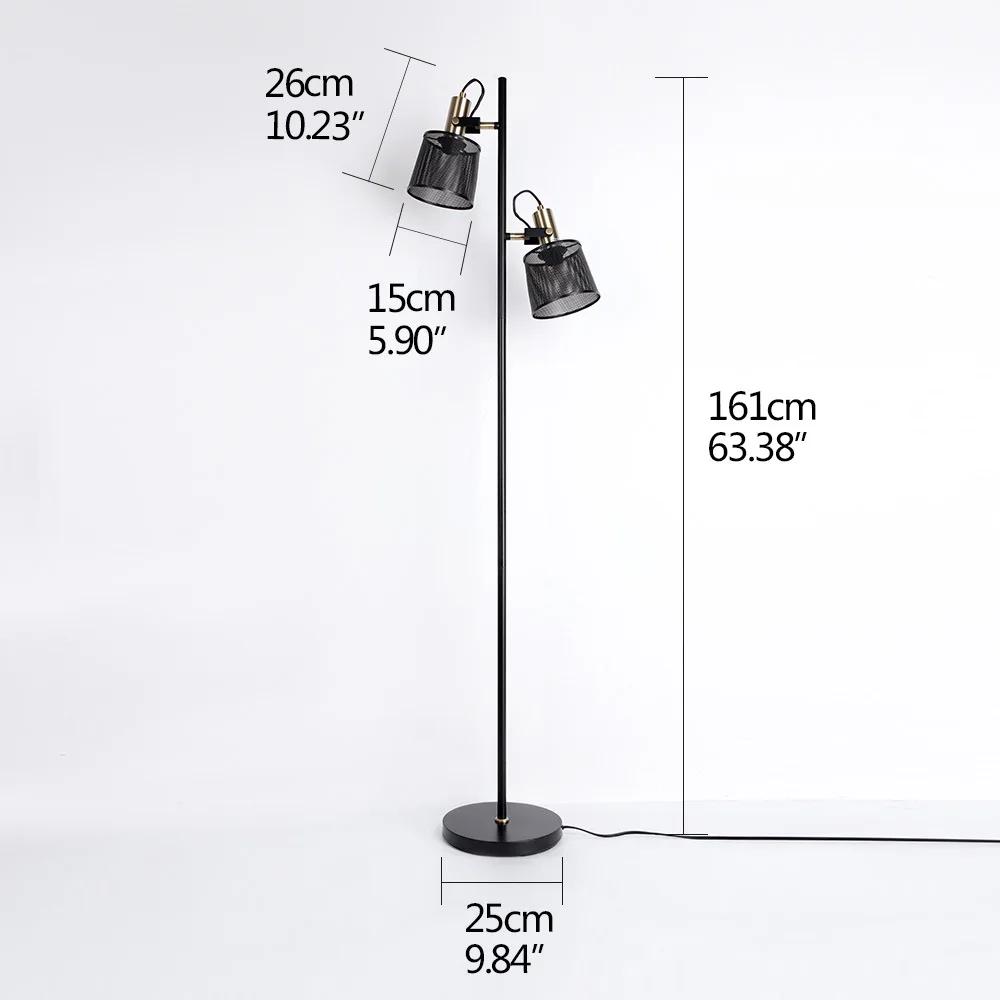 

Современный винтажный угловой напольный светильник с ножным переключателем, который можно вращать, для гостиной, спальни, офиса, подарочный напольный светильник