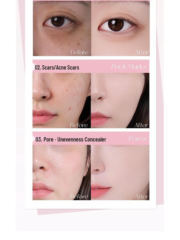 NOVO6506 Velvet Mist Cushion BB Cream: Long-Lasting, Oil-Control, Matte, Waterproof, Non-Transferring Student Foundation.