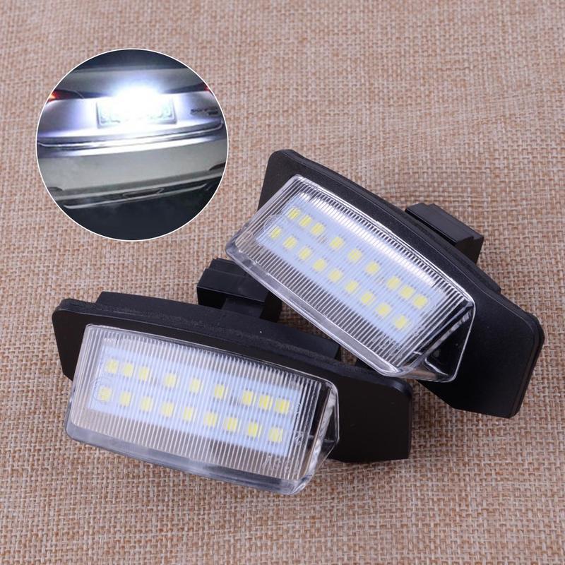 18-LED Number License Plate Light Rear Lamps Bulb Assy fit for Mitsubishi Lancer Sportback Outlander