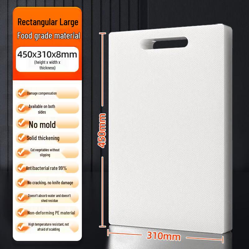 

Antibacterial Double-Sided Plastic Chopping Board