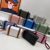 25. Neue High-End-Umhängetasche, neue trendige Marke Einzel-Schulter-Aufbewahrung kleine quadratische Tasche, Hartschalen-Wäscheaufbewahrung Make-up-Tasche