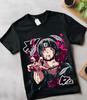 Itachi Uchiha T-Shirt Mens Womens Tees Top Naruto Shippuden Manga Strip Naruto Anime Shirt Gift