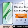 [2 Pieces Premium] Tempered Glass Screen Protector for Honor X70, Full Coverage Anti-Scratch Anti-Fingerprint Full Glass Film for Honor X70 Smartphone