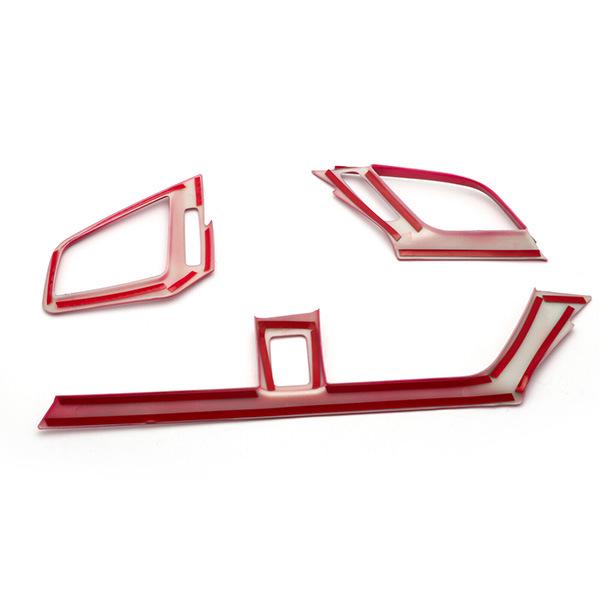 

Red ABS Decorative Strip for 10th Gen Car Air Conditioner Vent None