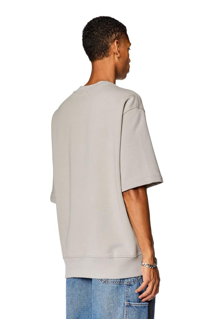 Sweatshirt Pullover Short Sleeve A115800IAJH L Gray 9BX [Diesel] Men's