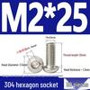 ISO7380 Stainless Steel Hex Drive Dome Head Screws - M2 to M16
