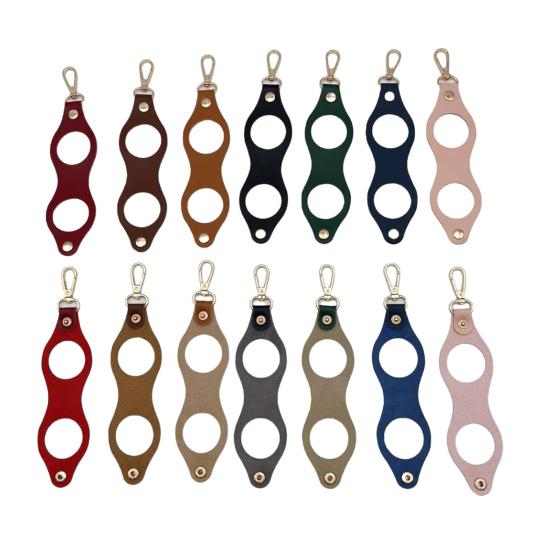 Skórzany Uchwyt na Piłeczki Golfowe Przenośna Torba na Pasek z Klamrą ze Stopu Cynku Akcesoria Golfowe Mężczyźni Kobiety Prezent dla Golfera