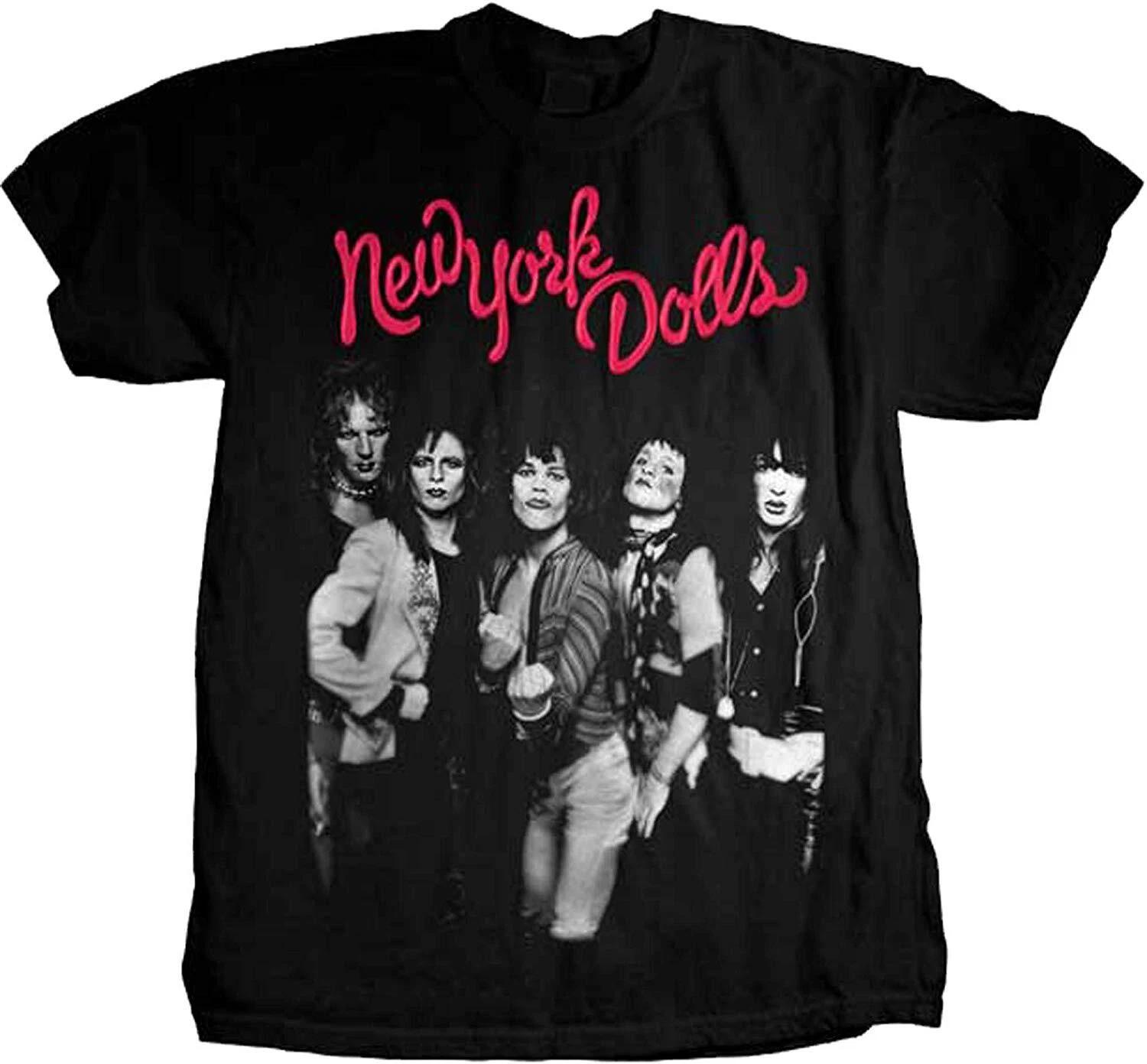 NEW YORK DOLLS Trash Photo Slim-Fit T-Shirt S-2XL NEW XXL