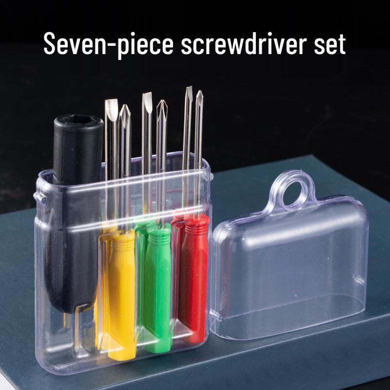 Home 6-Piece Multifunctional Screwdriver Set - Flathead, Phillips, Torx Combo.
