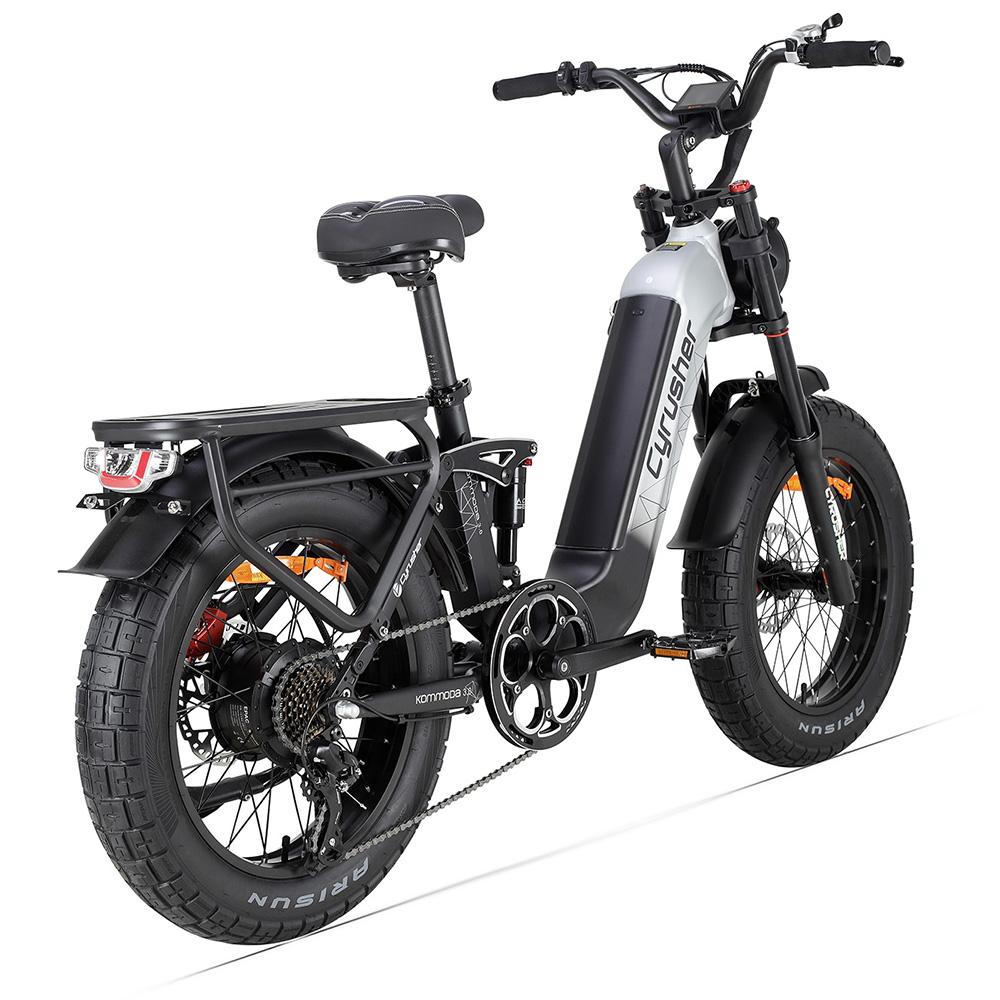 Cyrusher Kommoda 3.0 Adult Outdoor E-Bike 48V20AH Battery 250W Motor City Electric Mountain Bike 20 Inch Off-Road Tires Electric Bicycle