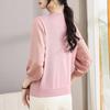 Elegant Mid-Aged Women's Summer Seven-Quarter Sleeve Blouse