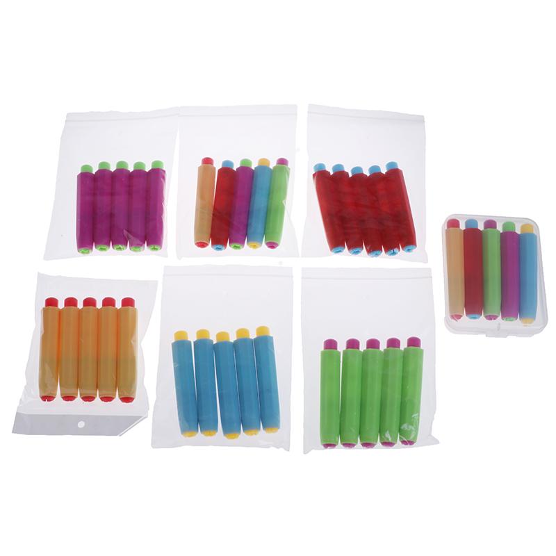 5Pcs Health Ungiftiger Kreidehalter Bunte Kreidehalter Sauberer Lehrhalt